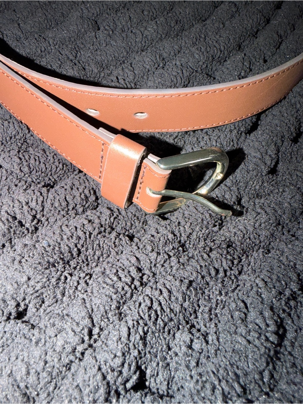 Target Brown Women's Belt with Gold-Tone Buckle
